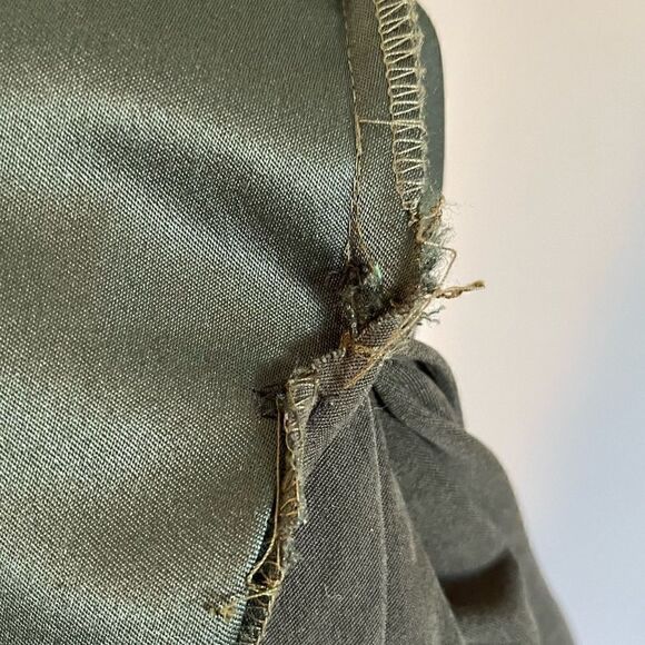 VTG Eleven USA Faux Suede Color Block Sleeveless Dress | SZ S - Picture 14 of 15